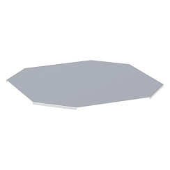 Крышка на ответвитель крестообразный лестничный усиленная 700 мм HDZ EKF | kxltp700-2-HDZ | EKF