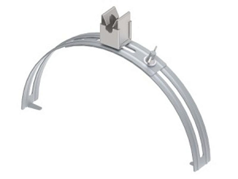 Держатель КЛИК на круглый конёк, гор. цинк, 394071 | МД-071-ГЦ |  Ostec