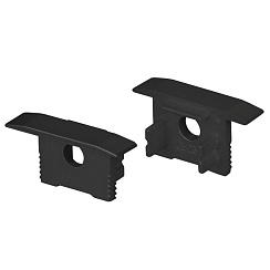 Заглушка SL-SLIM-H13M-F25 BLACK с отверстием (Arlight, Пластик) | 037515 | Arlight