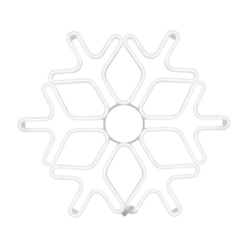 Фигура Снежинка из гибкого неона, 60х60 см, цвет свечения синий | 501-343 | NEON-NIGHT