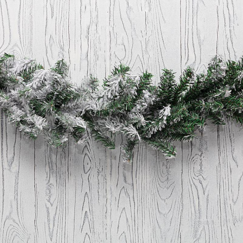 Заснеженный еловый шлейф 2.7 м, Ø 26 см, ПВХ | 307-122 | NEON-NIGHT