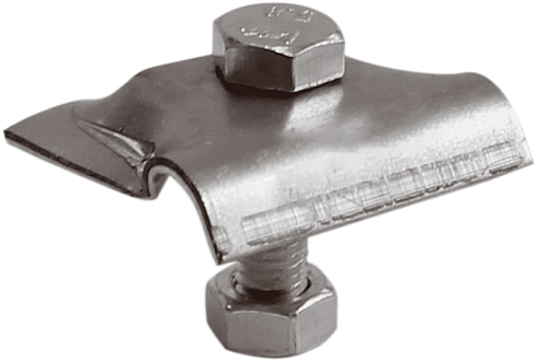 Зажим соединительный круглого проводника 8-10 мм, оцинк.|91071|Ezetek