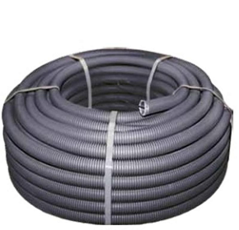 Труба гофр. FRHF  с зондом d63мм (15м.) черная Plast EKF PROxima | FRHF-63 | EKF
