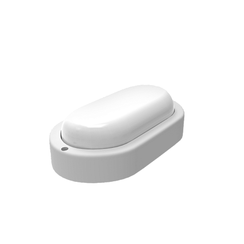 Светильник светодиодный ЖКХ  BASIC овал 8W 760lm 4000K 220-240V IP65 160*90*46мм белый LED 1/40 | 161418208B | Gauss