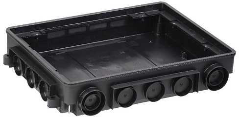 Коробка напольная ONFLOOR 16 модулей |KNU-80-16-PA-9011 | IEK
