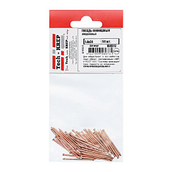 Гвоздь финишный омедненный 1,4х30 (50 шт) - пакет ( 0,026 кг) | 104919 | Tech-KREP