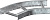 Поворот лестничный LESTA 45град 80х400мм R300 HDZ  | CPG04-4-45-080-400-HDZ | IEK