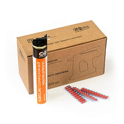 Комплект газовый баллон 165 мм и гвозди для прямого монтажа 3х16 мм (кованые) (1000 шт/уп) | PR08.22647 | Промрукав