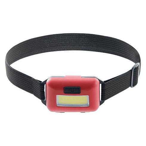 Фонарь налобный светодиодный, работающий от батареек 3*AAA, 2W, COB, IP44, пластик, TH2308 | 41712 | FERON