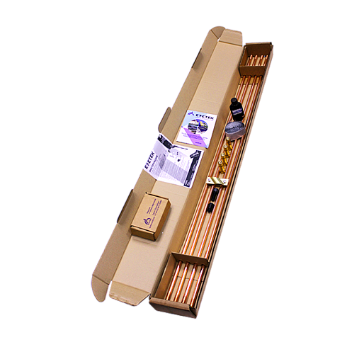 Комплект заземления EZ – 6 (6 метров, 16 мм, 5 х 1200 мм) без насадки SDS-max|60272|Ezetek