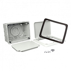 Коробка с откидной крышкой для утепленного фасада KUZ VO (KB) 140х180х86-146мм | KUZ-VO_KB | Kopos