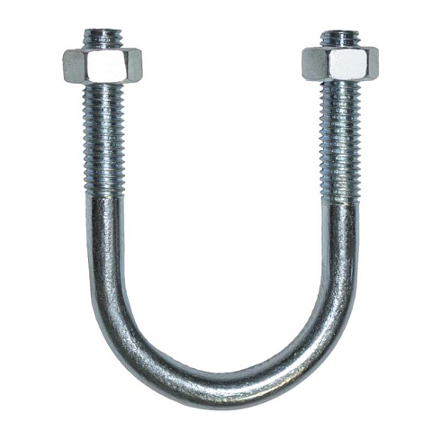 Болт U-образный оцинк. M8 1 1/4" (1 шт.) - пакет ( 0,072 кг) | 136984 | Tech-KREP