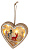 Светильник  ENGDS-5L новогодний светодиодный Сердце подвесной 10 см 2*АА | Б0060479 | ЭРА