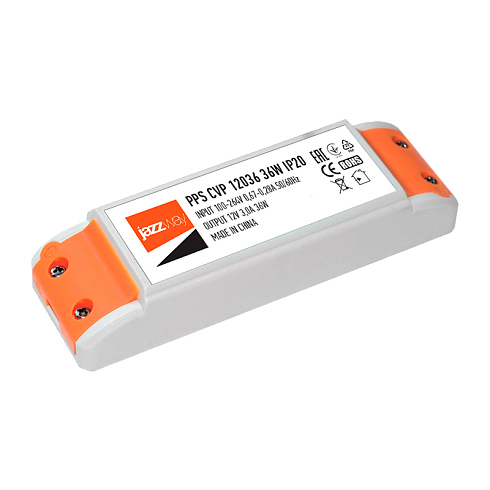 Драйвер для светодиодной ленты LED PPS CVP 12036 36Вт 12В IP20 | 1016355 | Jazzway