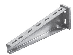 Консоль подвеса для высоких нагрузок, на поверхность, база 400, толщ. 3,0 мм, гальван. цинк, 054541 | КПН7-400-3,0-ЭЦ |  Ostec