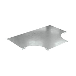 Крышка на ответвитель DPT Т-образный горизонтальный 50, в комплекте с креп. эл. и соед. пластинами, необходимыми для монтажа, цинк-ламельная | SKTS050