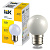 Лампа светодиодная декор. G45 шар 1Вт 230В теплый белый E27 для белт-лайта | LLE-G45-1-230-WW-E27 | IEK