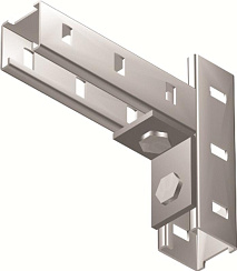 Уголок крепежный одиночный горячеоцинкованный | BMC1011HDZ | DKC