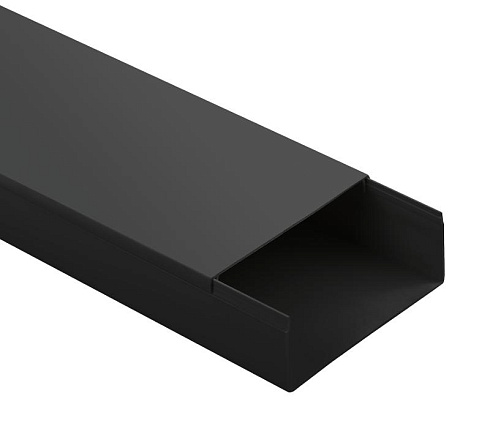 Кабель-канал ЭРА KK-B-100-40 100x40 черный 8м | Б0061613 | ЭРА