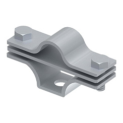 Держатель молниеприемного стержня 16 мм, нерж. AISI 304, 195001 | МД-001-Н304 |  Ostec