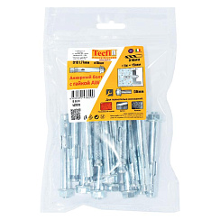 Анкерный болт с гайкой AW ZN 10x77 (15 шт) - пакет | 147616 | Tecfi