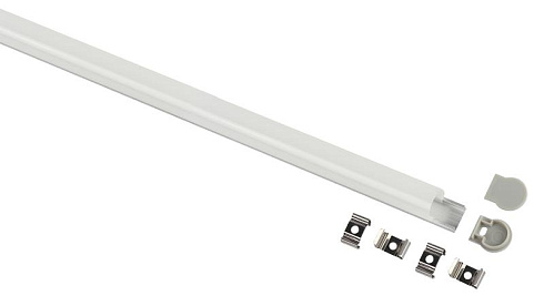 Комплект с накладным анодированным профилем  1520 15х20мм 2м  | Б0062826 | ЭРА