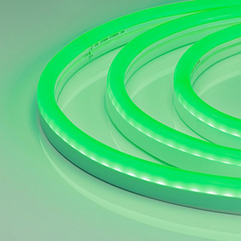 Гибкий неон ARL-NEON-2615GH-SIDE 230V Green (Arlight, 8 Вт/м, IP65) | 030860(1) | Arlight