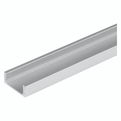 Профиль алюминиевый для светодиодной ленты плоский U-образный  PERFORMANCE,PF02/UW/16X5/10/1 LS AY PFM-CSD/P2/P 50X2 | 4058075278226 | LEDVANCE
