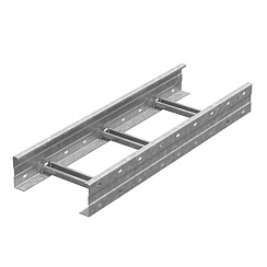 Лестничный лоток кабельрост 600х110х6000, толщ. 2,0 мм, Сендзимир цинк, 018616 | ЛКР-600х110х6000-2,0-СЦ |  Ostec