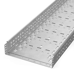 Лоток перфорированный Стандарт INOX (AISI 304) 400х100х3000 (1,0 мм) (3 м/уп) | PR16.2340 | Промрукав