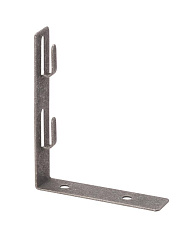 Держатель угловой под черепицу для прута Ø6-10 мм, 2 стал. крюка, основание 100 мм, гор. цинк.  | SQ2402-3196 | TDM