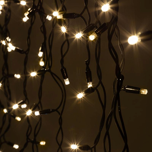 Светодиодная новогодняя гирлянда ERAPS-NK3 нить 10 м тёплый свет 100 LED | Б0051886 | ЭРА