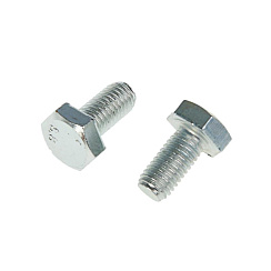 Болт DIN933 8.8 с шестигранной головкой оцинк. М6х16 (20 шт) - пакет ( 0,105 кг) | 102956 | Tech-KREP
