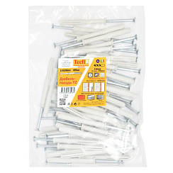 Дюбель-гвоздь YZ потайн. манжета нейлон 8x80 (60 шт)- пакет | 147493 | Tecfi