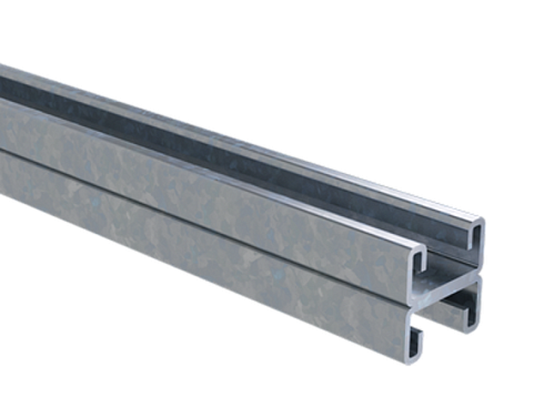 Профиль С-образный двойной 41х21, L1300, толщ.2,5 мм, горячеоцинкованный | BPD2113HDZ | DKC