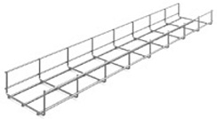 Проволочный лоток 150х60х3000, толщ. 3,5 мм, гальван. цинк, 015156 | ПЛМ-150х60х3000-3,5-ЭЦ |  Ostec