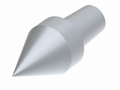 Наконечник стержня заземления с цапфой D16, гор. цинк, 392165 | МЗ-165-ГЦ |  Ostec