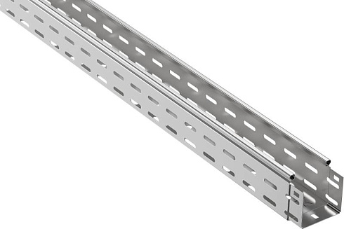 ESCA Лоток перфорированный 80х100х3000 RAL 9016 | CLPK10-080-100-3 | IEK