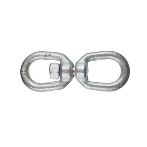 Вертлюг петля-петля оцинк. 12мм (1 шт) - ярлык ( 0,625 кг) | 112755 | Tech-KREP