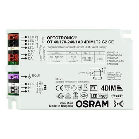 Драйвер для ленты светодиодной ALL OT40/170-240/1A0 4DIMLT2 G2 CE VS20OSRAM | 4052899981935 | LEDVANCE