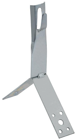 Дер. пр. кр. 6-8мм конька h=100мм оц. сталь HDZ | ZDP80-14-4-68-100 | IEK