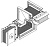 Секция Z вверх прав. 800А Cu 3L+N+1/2PE IP55 тран. IEK | LB-0800C5-35-F-ZUR | IEK