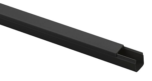 Кабель-канал ЭРА KK-B-12-12 12x12 черный 50м | Б0061736 | ЭРА
