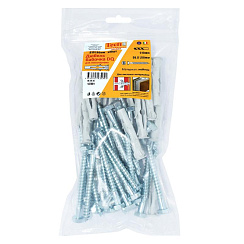 Дюбель Бабочка DQ нейлон с шурупом 10x60 (30 шт) - пакет | 147481 | Tecfi