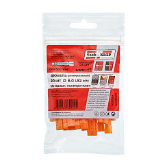 Дюбель универсальный 6х52 без бортика (20 шт) - пакет ( 0,018 кг) | 102931 | Tech-KREP