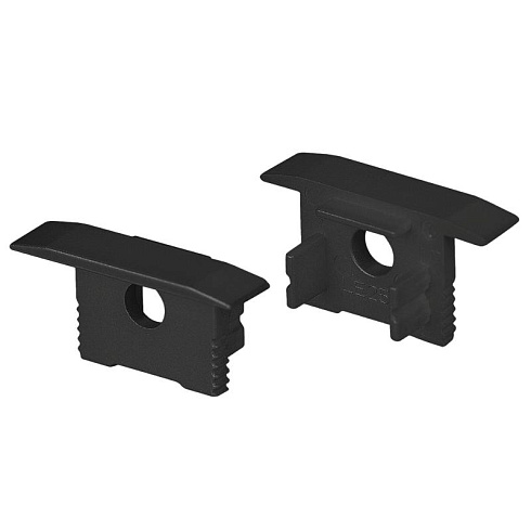 Заглушка SL-SLIM-H13M-F25 BLACK с отверстием (Arlight, Пластик) | 037515 | Arlight