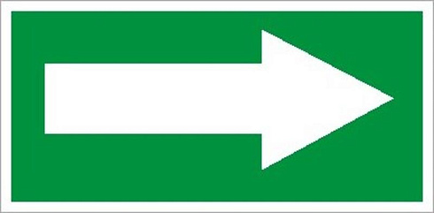 Светильник светодиодный взрывозащищенный URAN LED Exd-С003 УКАЗАТЕЛЬНАЯ СТРЕЛКА НАПРАВО Б/З | 1593000090 | Световые Технологии