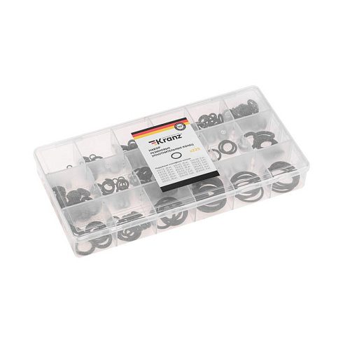 Набор резиновых уплотнительных колец 3-22мм (225 шт/уп) | KR-01-3101-17 | Kranz