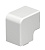 Крышка плоского угла кабельного канала WDK 40x40 мм (ПВХ,белый) (WDK HF40040RW) | 6192831 | OBO Bettermann