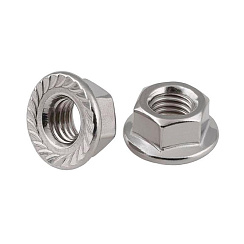 Гайка DIN6923 шестигранная оцинк. С фланцем М8 (200 шт) - пакет ( 1,33 кг) | 141612 | Tech-KREP